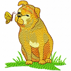 Dogs Embroidery Design 12 Dogs Embroidery Design 12